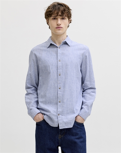 Jack & Jones - JJESummer Linen Blend Skjorte - Infinity